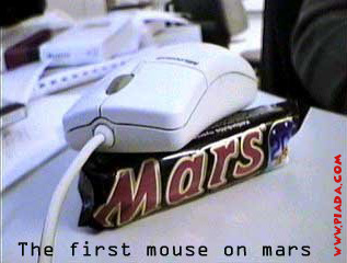 O primeiro rato em Marte