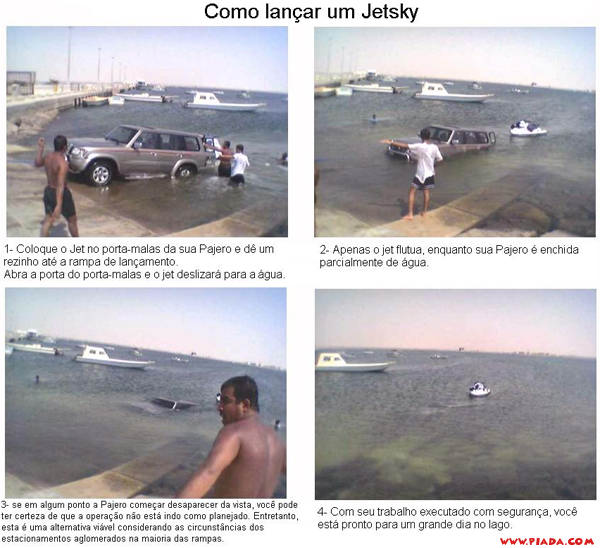 Como lanÃ§ar um jet sky