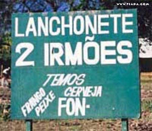Lanchonete dois irmÃ£os
