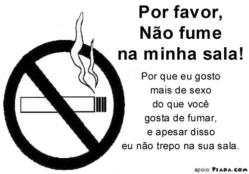 NÃ£o fume